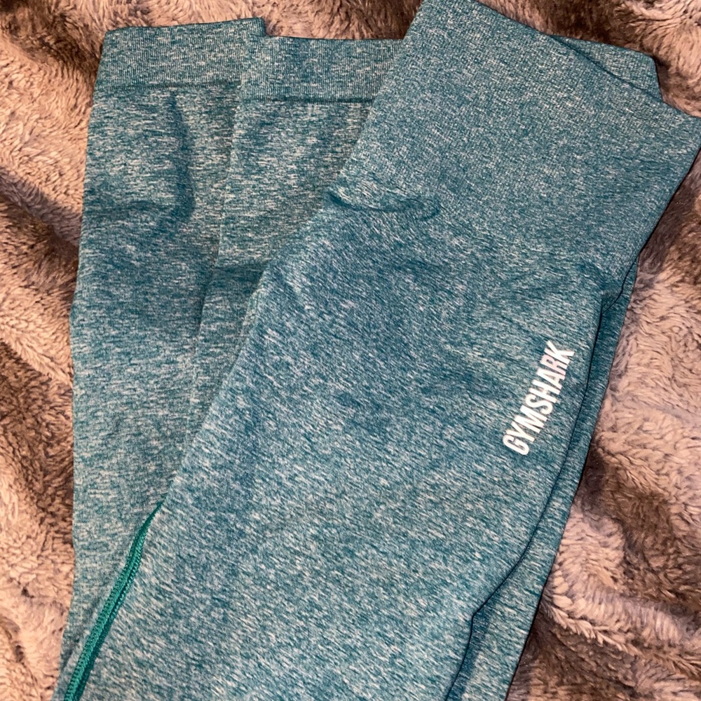 Gymshark Adapt Marl Seamless leggings in Emerald Green